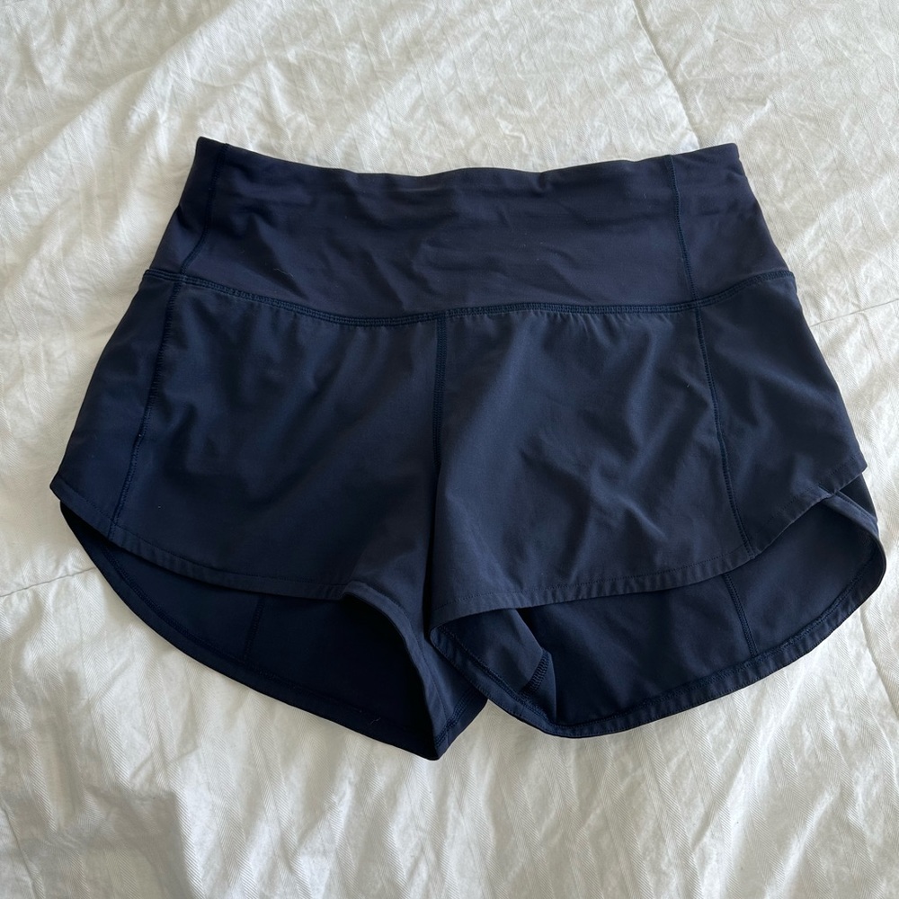 Women’s Lululemon Navy Shorts with liner